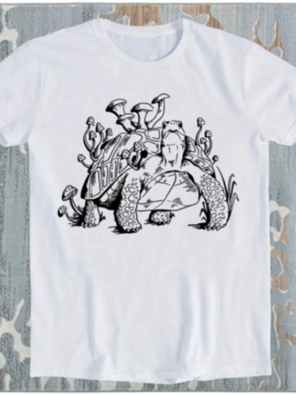 Tortoise Mushrooms Nature Mycology T Shirt